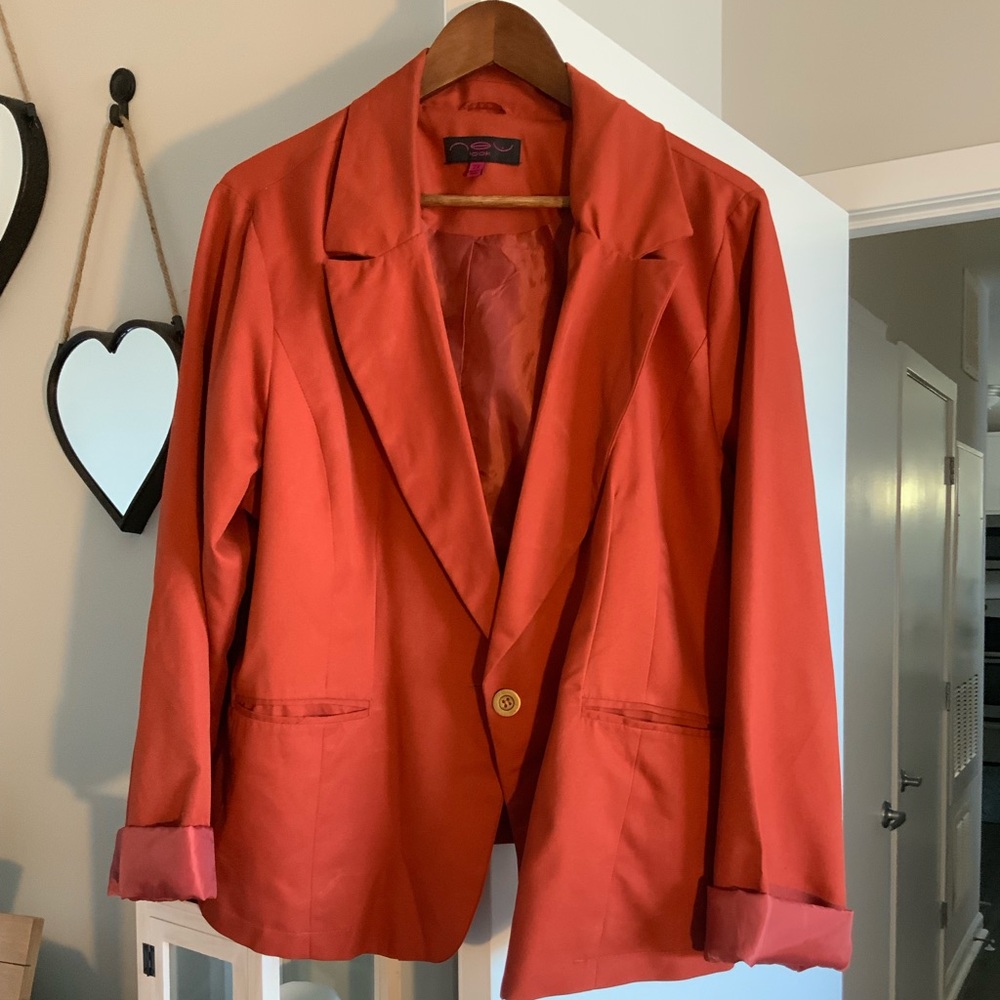 Burnt Orange Blazer